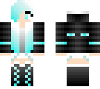 blue enderman girl