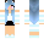 blue kitty girl