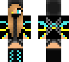 ellow and bule ninja girl
