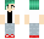 greenish hair