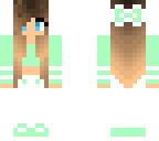 mint bow girl