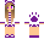 purple animal print sweater girl