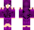 purple girl in normal clothes