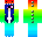 rainbow dino girl
