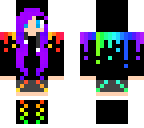 rainbow drip hoodie
