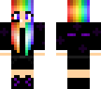 rainbow ender girl