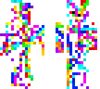 random guy covered in paint