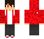 red boy with hoodie