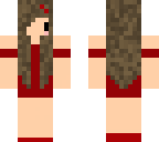 basic red dress
