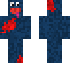 bloody blue carpet man