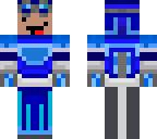 blue goggle man