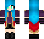 blue hair