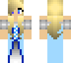 blue mideval girl
