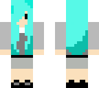 chibi blue and gray