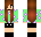 green and purple pastel flower girl 