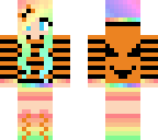halloween rainbow hoodie girl