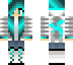 light blue dragon girl