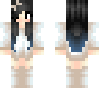 ombre blue hair fall girl