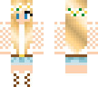 original girl skin with blue ayes