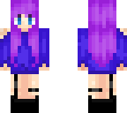 pink blue and purple girl