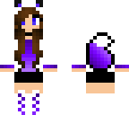 purple wolf girl