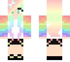 rainbow face