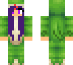 snake girl with purple hair