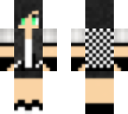 black and white