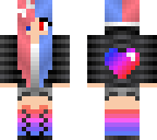 blue and red girl 