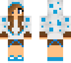 blue cake girl