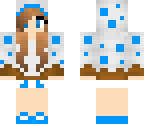blue cake girl