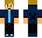 blue gamer boy