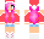 christmas girl pink hair
