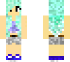 cute mint girl