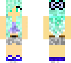 cute mint girl