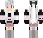 cute white haired girl