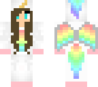 dark brown haired unicorn onsie
