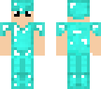 guy waring diamond armor