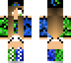 pixel party herobrine girl