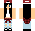 plaid girl