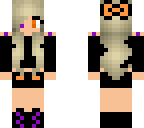 purple and orange halloween girl