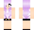 purple haired girl