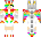 rainbow dragon girl