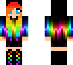 rainbow girl edit
