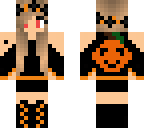 scary halloween girl