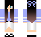 school project uniform in light blue