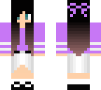 school project uniform in purple