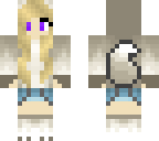 wolf girl with gloves