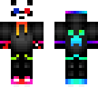 3d panda gamer with wach