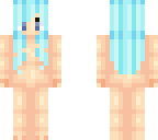 aqua blue hair -girl base